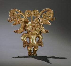 タイロナウォリアーフィギュアペンダントトップ（ゴールド）